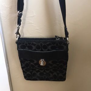 Black Coach Crossbody purse